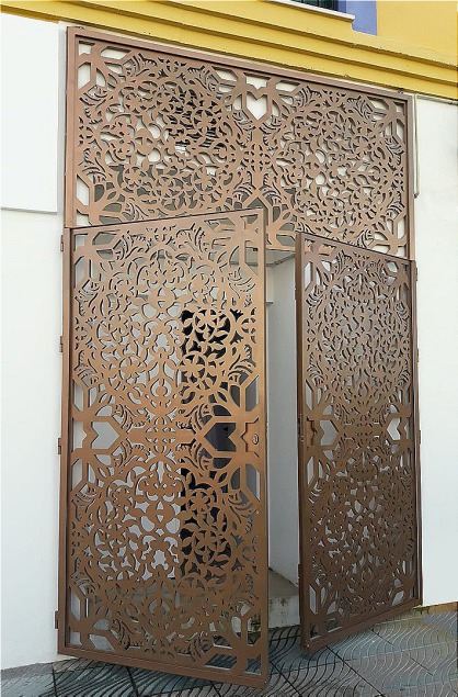 celosia pvc para puertas