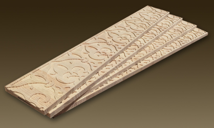 cenefas talladas de madera