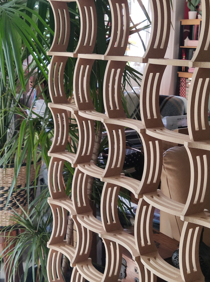 paneles decorativos de celosias decorativas 3D