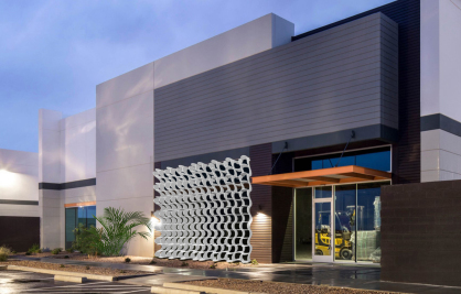 Revestimiento de fachadas con celosias