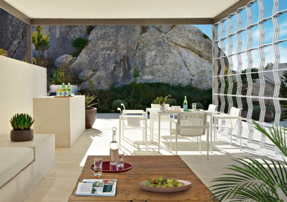 Panel de pvc decorativo para terraza y jardin