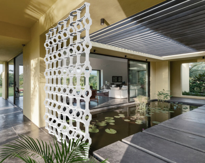 Separadores de PVC para jardin y terraza