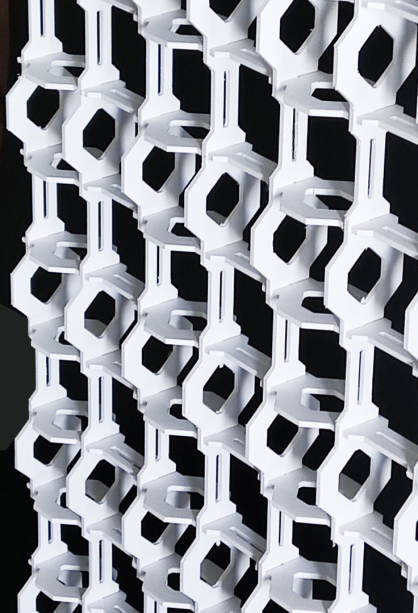 Separadores de salón celosia madera