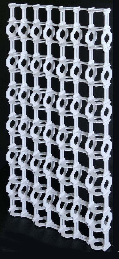 Separadores de salón celosia madera