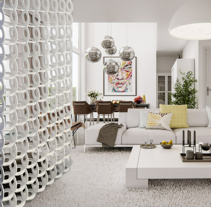 celosias decorativas modernas para salon