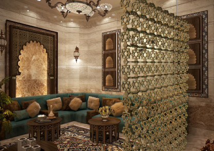 separación de ambientes celosias arquitectonicas