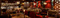 restaurante con paneles decorativos de celosias