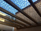 Celosias en pergolas para decorar jardines 
