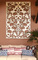 panel decorativo de celosia moderna en jardin