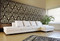 cuadro decoracion con panel de celosias